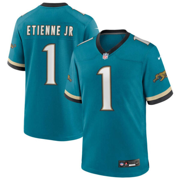 Travis Etienne Jr. Teal Jacksonville Jaguars